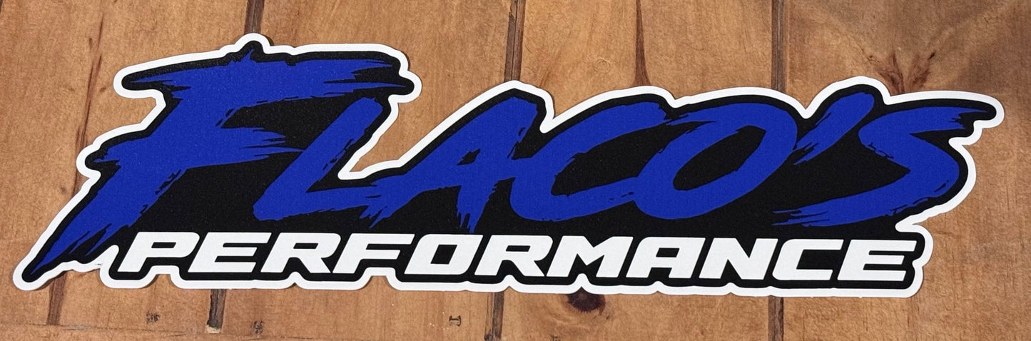 Blue Flacos Performance Decal